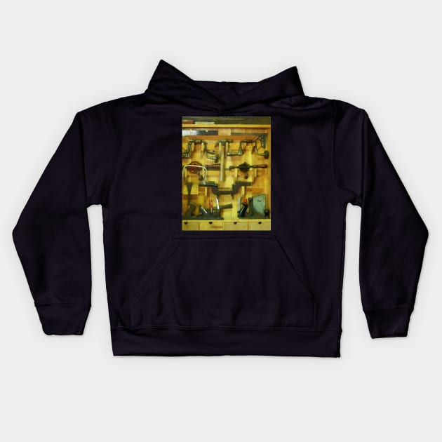 Building Trades Kids Hoodie by SusanSavad